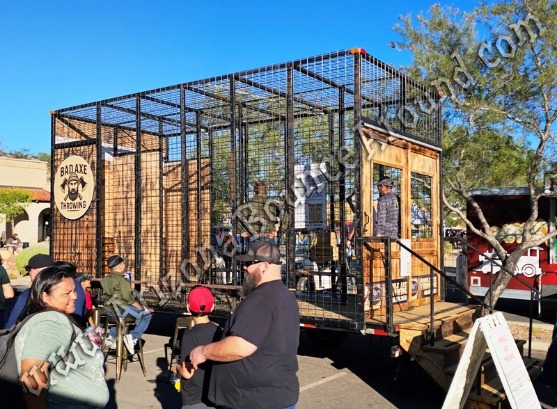 Mobile Axe Throwing Trailer Phoenix Arizona